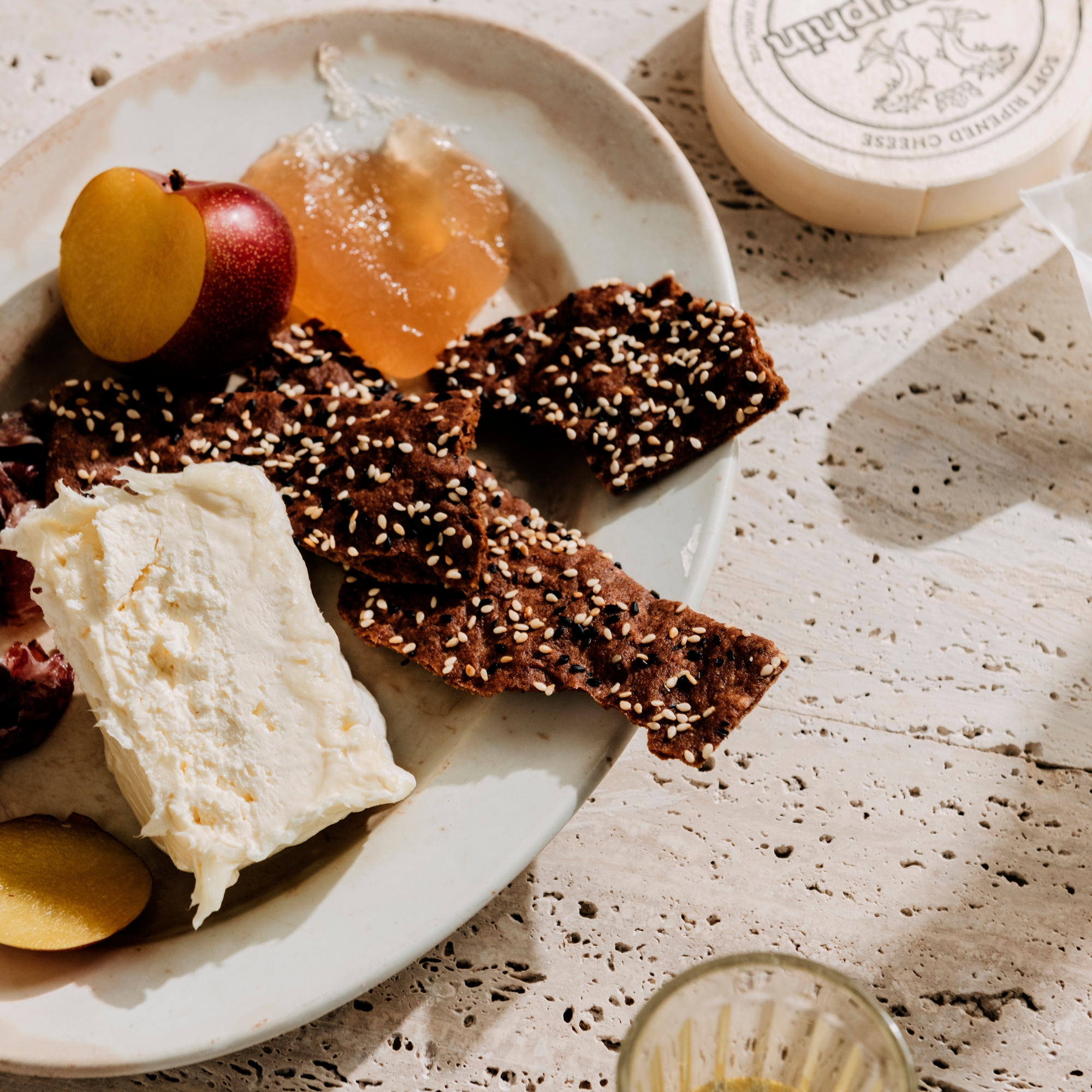 Le Dauphin Double Cream Cheese Plate