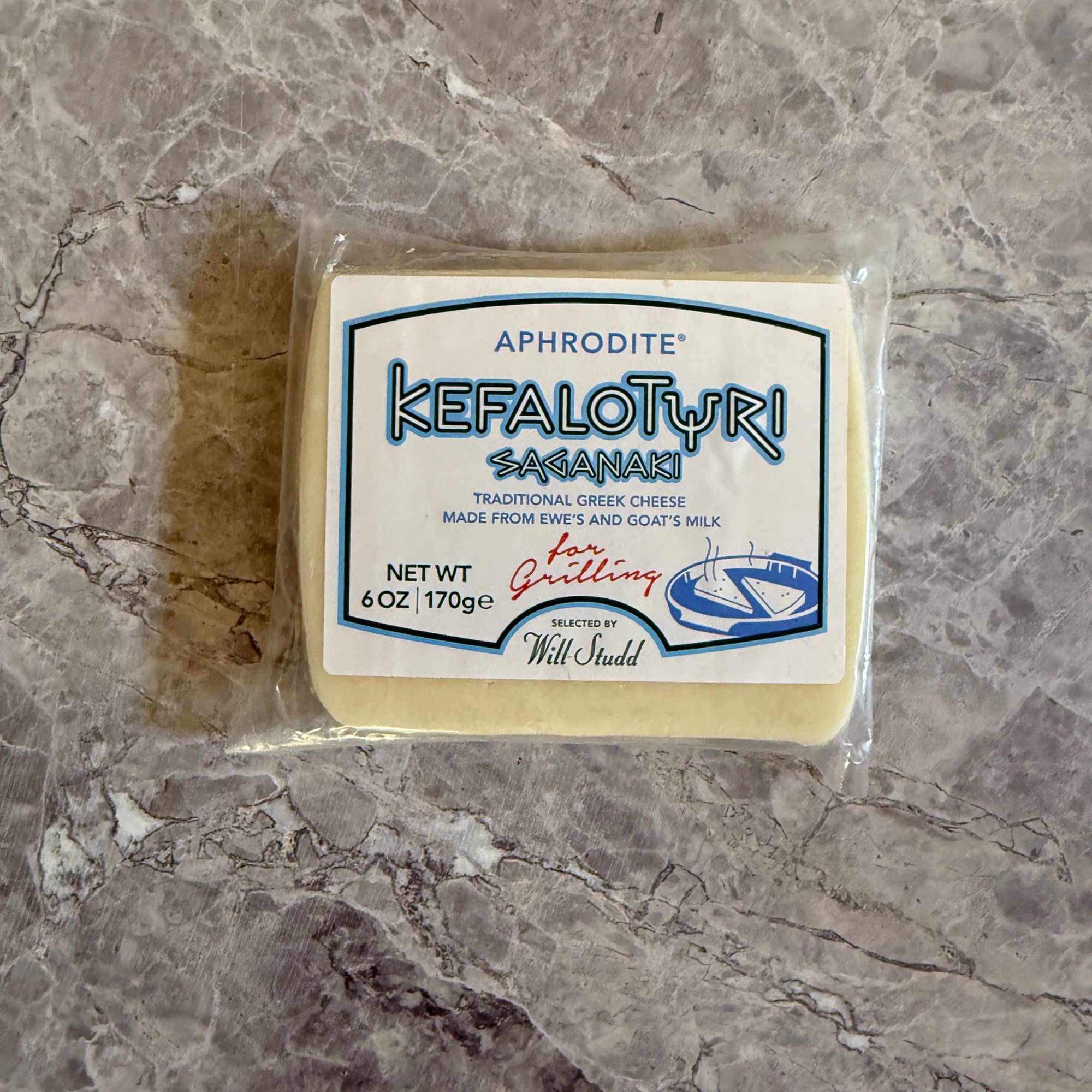 Aphrodite Saganaki Kefalotyri Will Studd