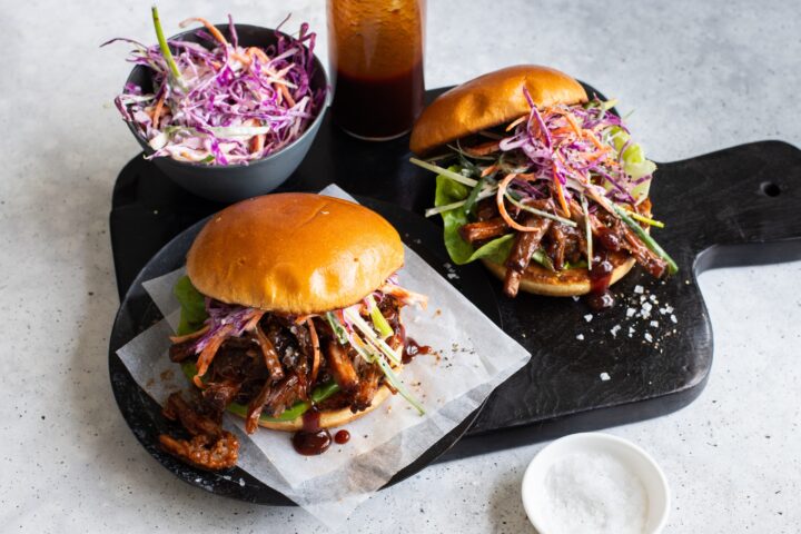 Beef Brisket Galotyri Burger Coleslaw