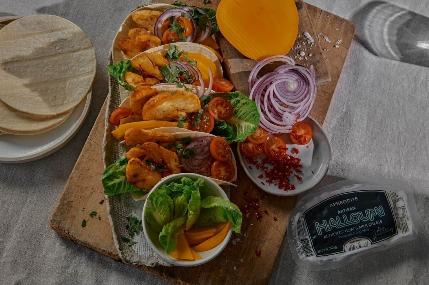 Aphrodite Halloumi Tacos Recipe Will Studd