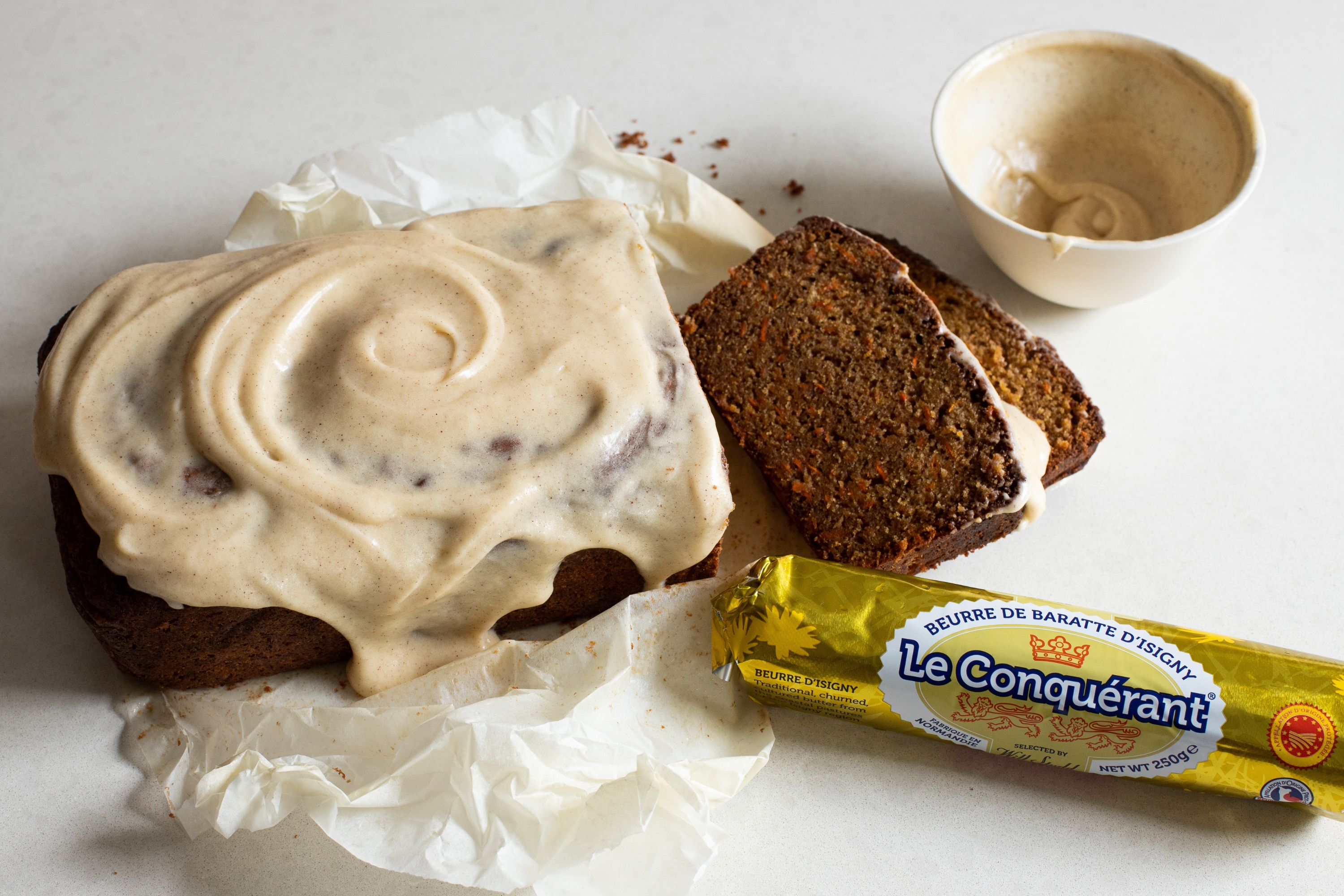 Carrot Cake Burnt Butter Icing Cream Cheese Loaf Recipe