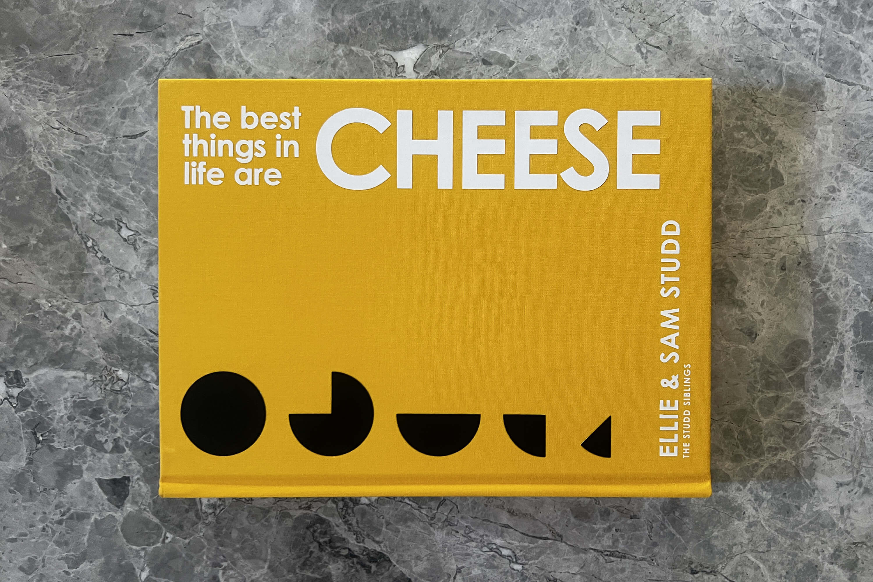 Limited Edition Hardcover The Best Things In Life Are Cheese Book Front Cover